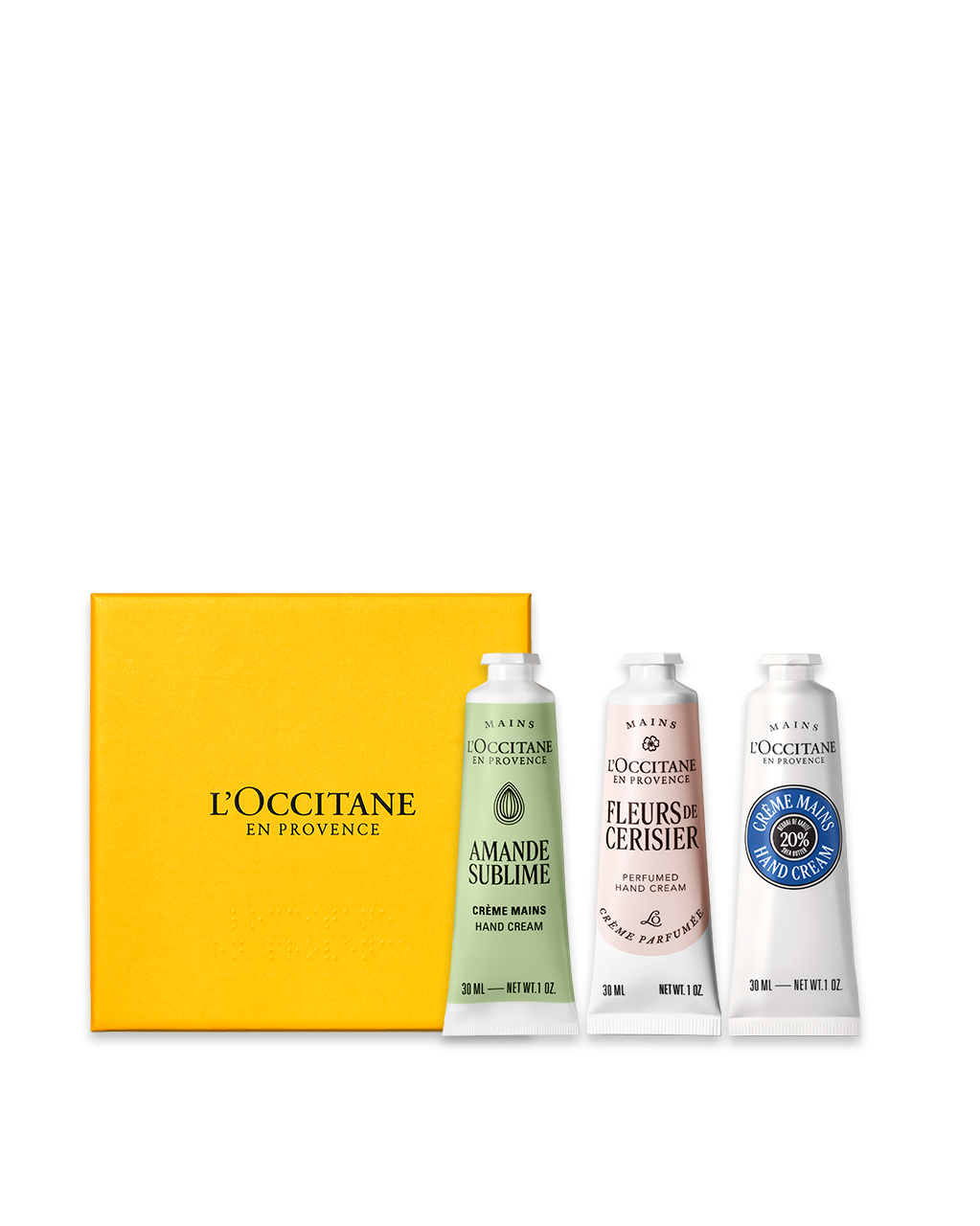 Presente Trio Creme de M&atilde;os